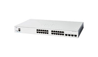C1200-24T-4G - Cisco Catalyst 1200 Series 24-Ports 10/100/1000BASE-T Ethernet Layer 3 Rack-mountable Managed Network Switch with 4-Ports SFP
