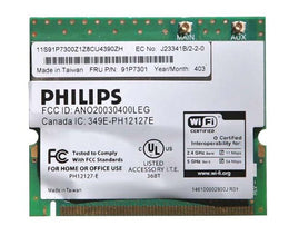 91P7301 - IBM 11A/B/G Wireless LAN Mini PCI COMMUNICATION Adapter Card