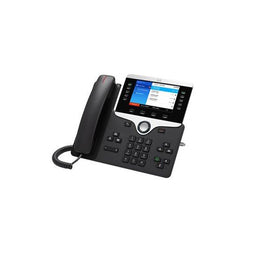 CP-8861-3PW-NA-K9 - Cisco 8861 5-Lines Dual-Port Ethernet 5-inch Color LCD Bluetooth Wi-Fi Multiplatform Firmware IP Phone