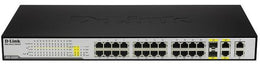 DES-1228P - D-Link Web Smart 24-Port PoE 10/100 + (4) 1000Base-T Ports + 2 Combo Ports Switch