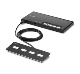 F1DN104MOD-PP-4 - Belkin 4-Ports Single Head DP Modular Secure KVM Switch with Remote