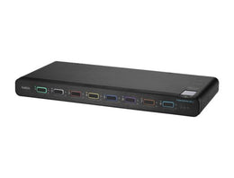 F1DN208KVM-UN-4 - Belkin 8-Ports Dual Head DP/HDMI Rack-mountable KVM Switch