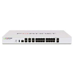 FG-100E - Fortinet FortiGate 100E 14-Ports 10/100/1000BASE-T Ethernet Rack-mountable Firewall Appliance Router with 2-Ports SFP