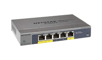 GS105PE - Netgear 5-Ports 10/100/1000BASE-T Ethernet Desktop Plus Switch