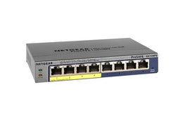 GS108PEv3 - Netgear 8-Ports 10/100/1000BASE-T Ethernet Desktop Managed Plus Switch