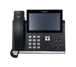 SIP-T48U - Yealink T48U 16-Lines Dual-Ports Ethernet 7-inch Touch Screen Color LCD Display IP Phone