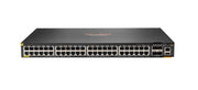 JL665A - HPE Aruba CX 6300F 48-Ports 10/100/1000BASE-T Class4 Ethernet Layer 3 Rack-mountable Managed Network Switch with 4-Ports SFP56